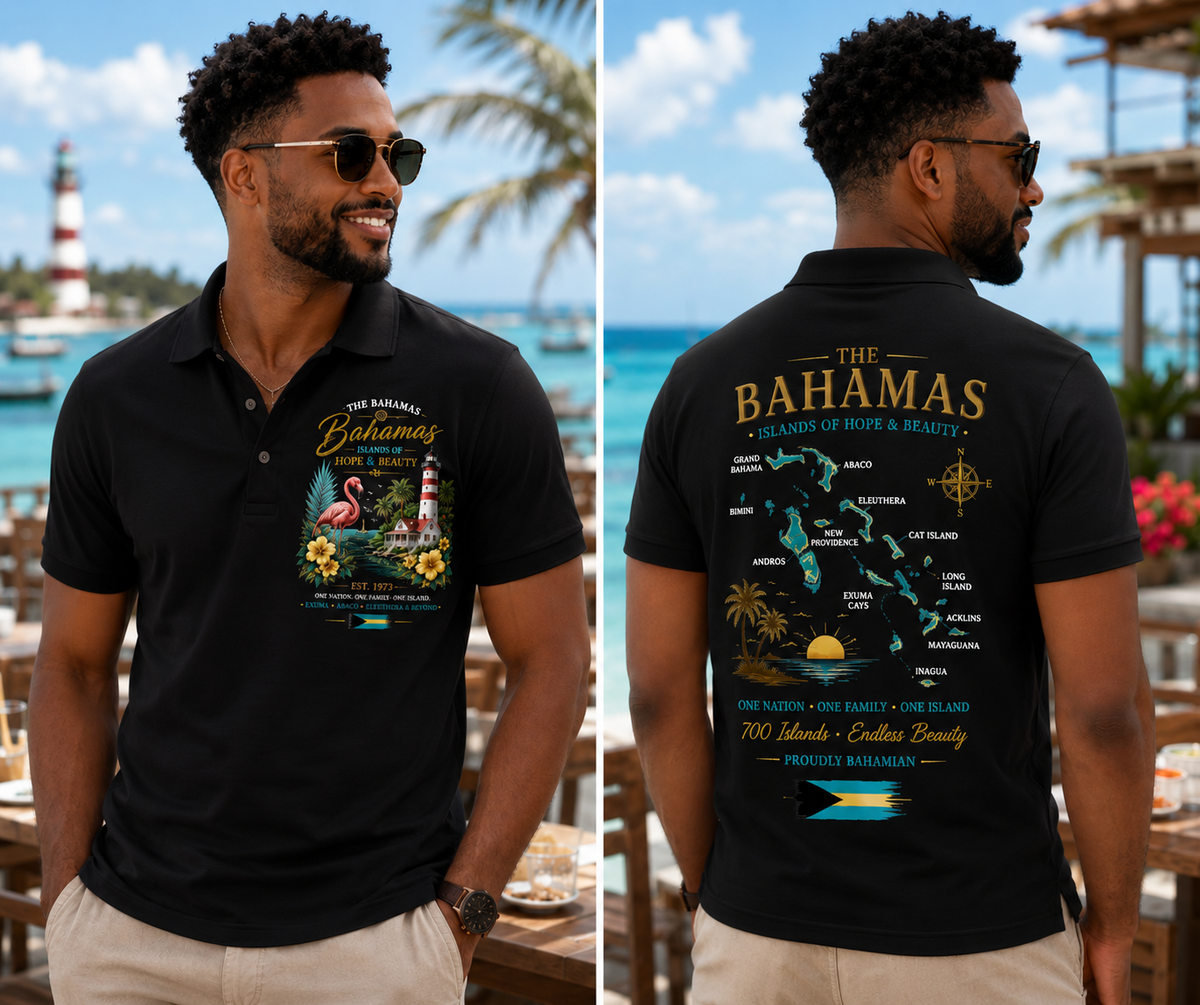 Bahamas Islands of Hope & Beauty Polo Shirt