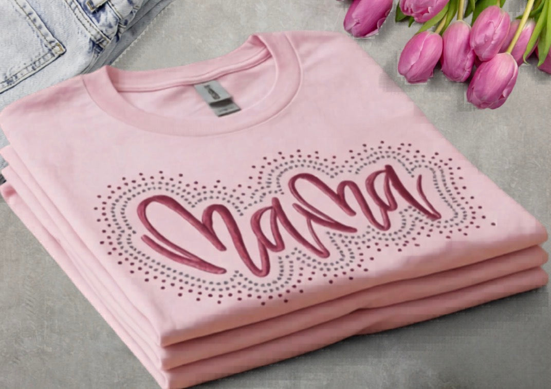 Mother’s Day gift, Mama Bling Machine Embroidery Design| Rhinestone &amp; Embroidery Mam