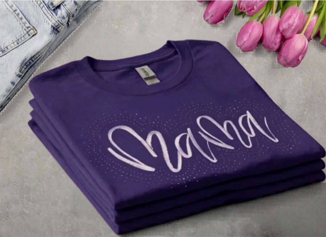 Mother’s Day gift, Mama Bling Machine Embroidery Design| Rhinestone &amp; Embroidery Mam