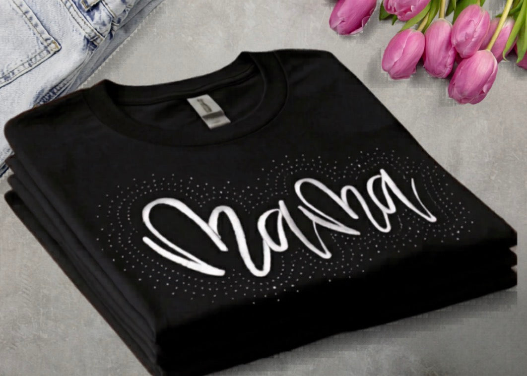 Mother’s Day gift, Mama Bling Machine Embroidery Design| Rhinestone &amp; Embroidery Mam
