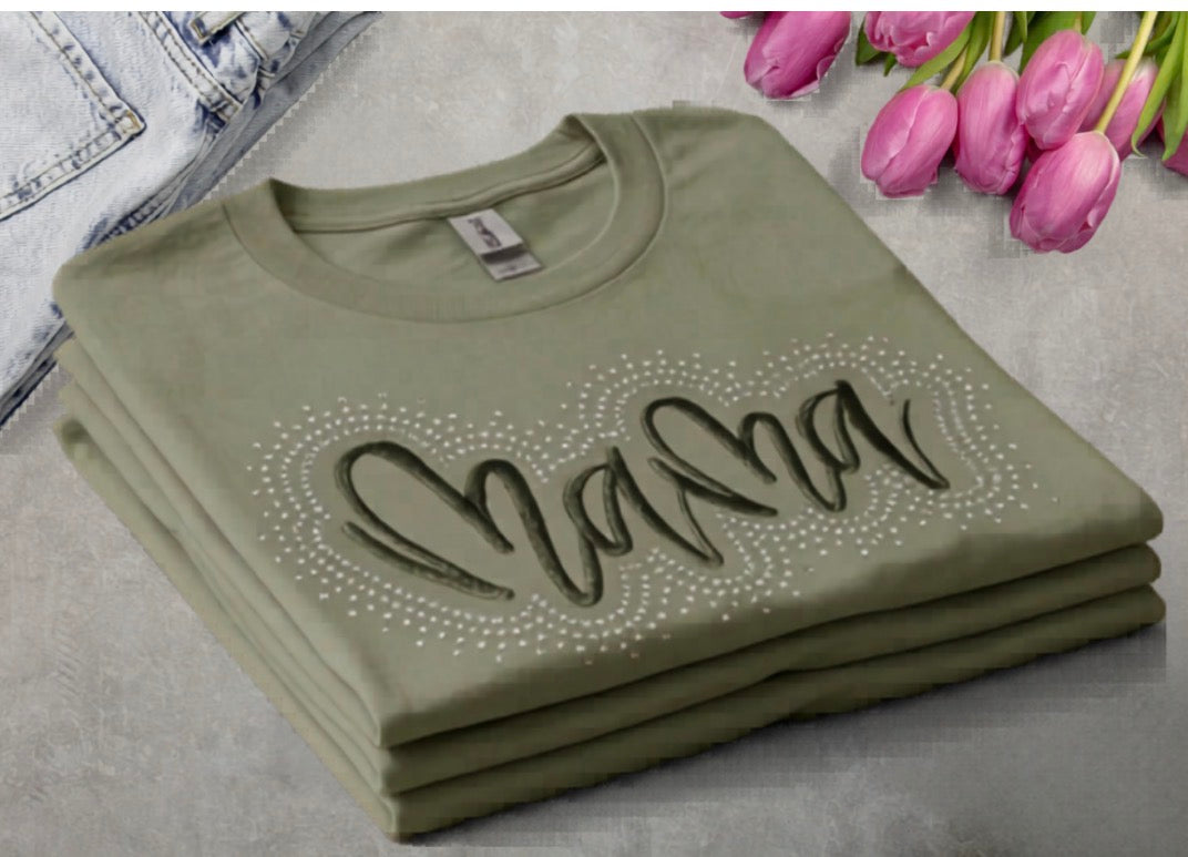 Mother’s Day gift, Mama Bling Machine Embroidery Design| Rhinestone &amp; Embroidery Mam