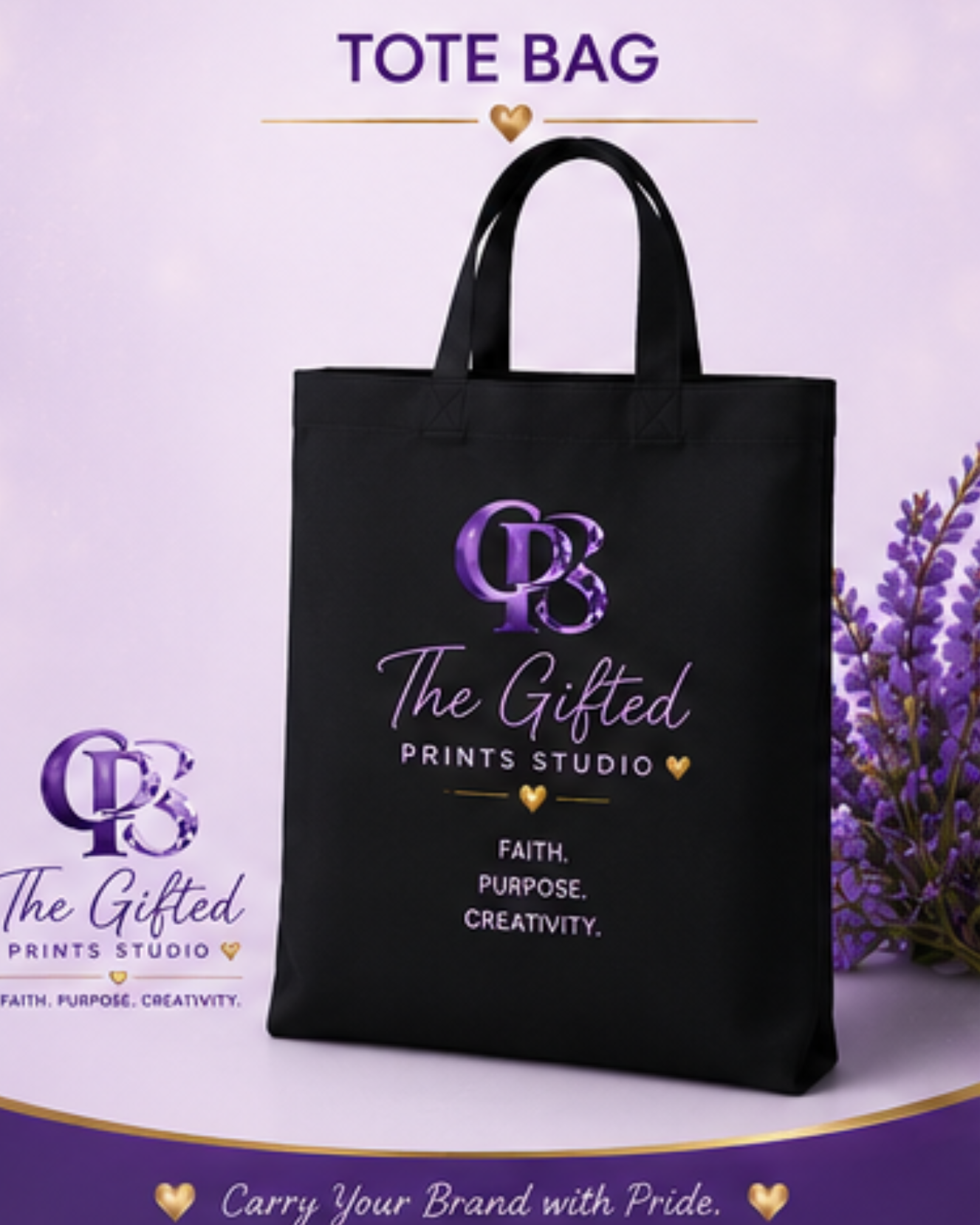 Business Branding Tote Bag