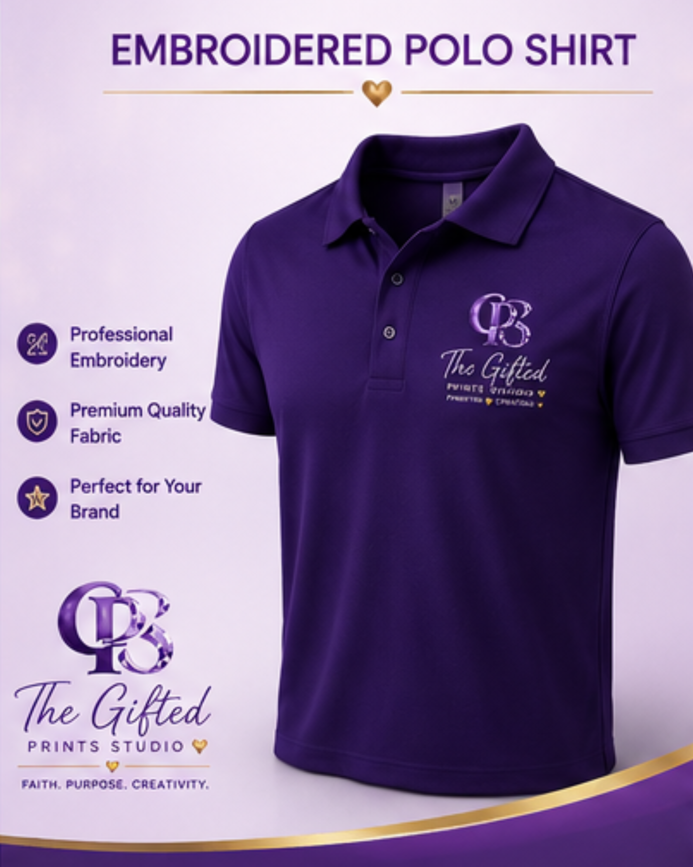 Custom Embroidered Polo Shirt