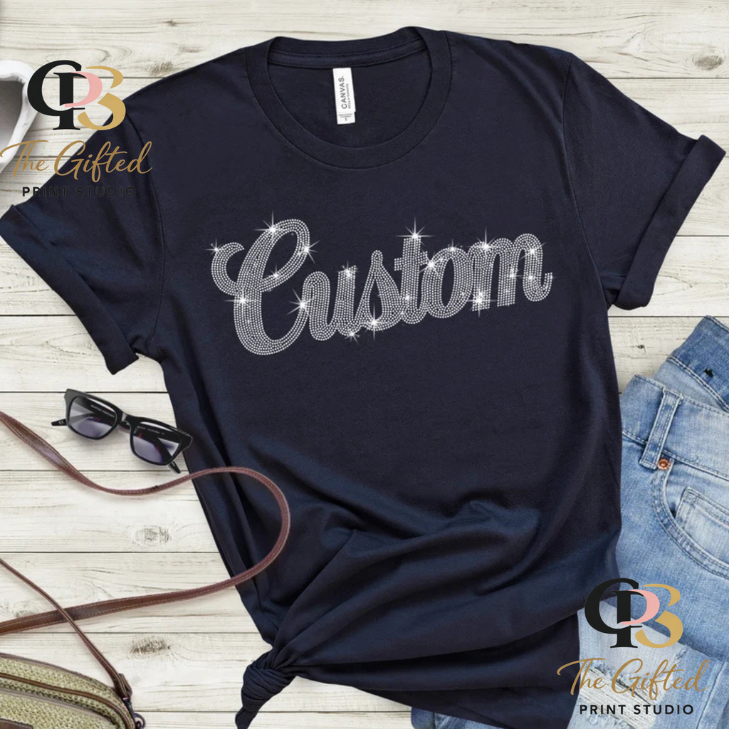 Custom Rhinestone Sweater